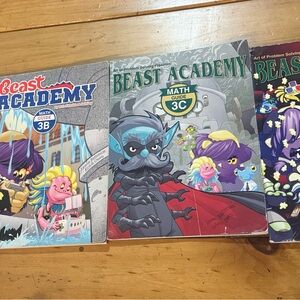 Beast academy Math Guide Set for level 3 guide books a-d